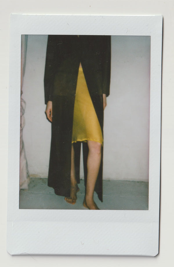 Skirt I -  in Yellow silk chiffon
