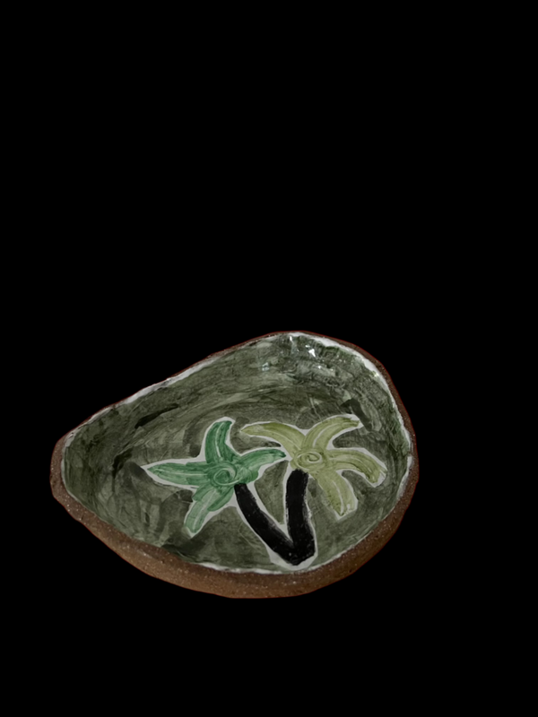 Verde Palm trinket plate $250