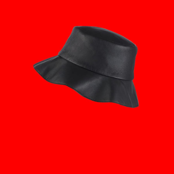 Albus Lumen x Helen Kaminksi - Isa Leather Bucket Hat $450